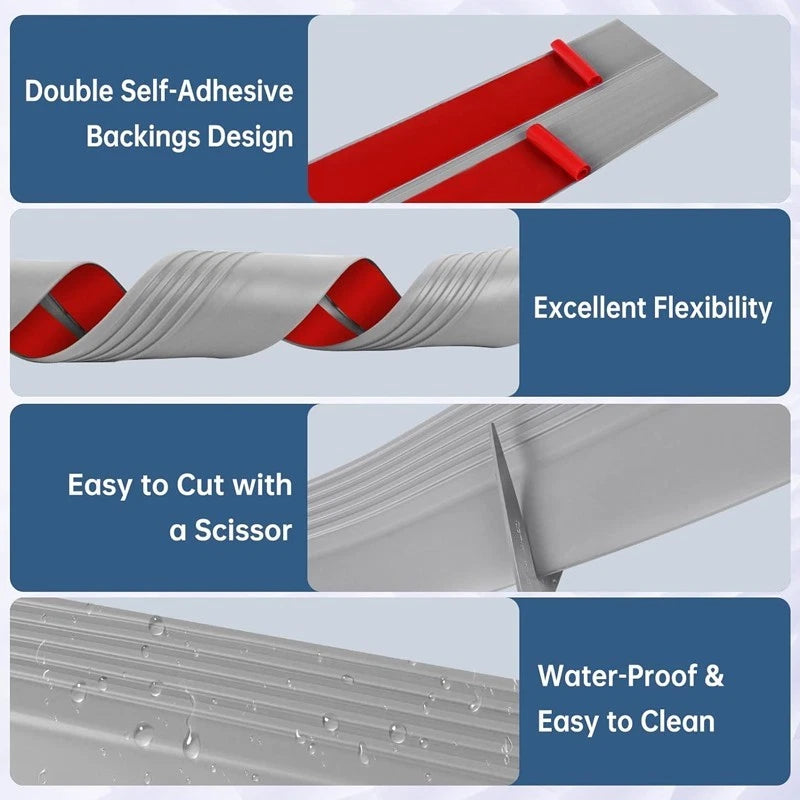 12M Stair Nosing Non-Slip Edge Trim Vinyl Step Nose Edging Nosings Self Adhesive
