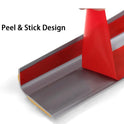 Trimold Vinyl Anti-Slip Stair Nosing Self Adhesive Non-slip Out/Indoor 10m Black