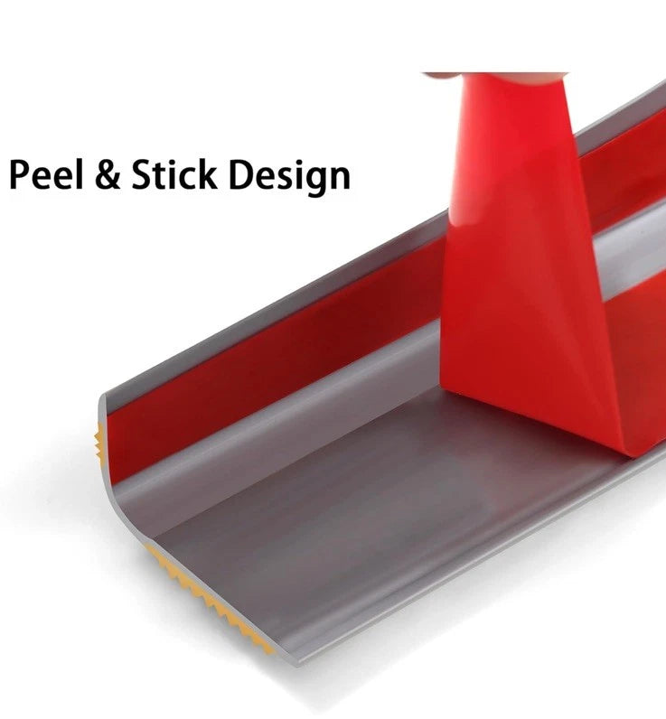 Trimold Vinyl Anti-Slip Stair Nosing Self Adhesive Non-slip Out/Indoor 10m Black