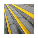 Stair Nosing GRP Black/Yellow 1.5m x55mm Anti-Slip DDA Compliant Chamfered Edge