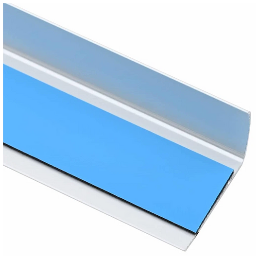 Stair Nosing L-Shape Silver Aluminium 67 x 3.5 x 3 cm 10pc Indoor Anti-Slip Edge
