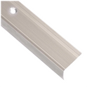 Stair Nosing L-Shape 5pcs 90cm Champagne Aluminium Anti-Slip Insert Pre-Drilled
