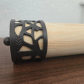 Stair Handrail End Caps for 54mm Round Wall Rails Factory Reject Brown not Black