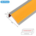 Rubber Stair Nosing Edge Anti non Slip PVC Angle Step Protect Edge Trim 39 Inch