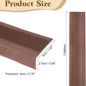 Stair Nosing 5M (2x1 Inch) Vinyl Non-Slip Self-Adhesive Staircase Step Edge