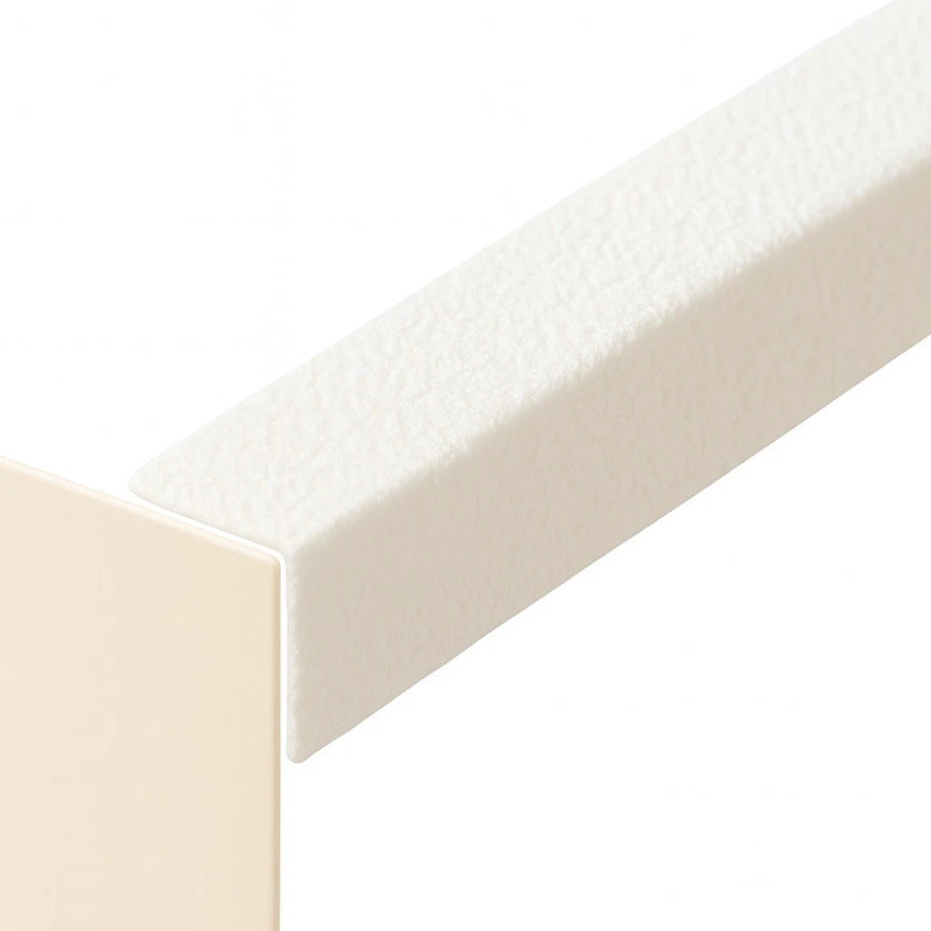 GRP Stair Tread Nosings - Non-Slip Step Edge Heavy-Duty step protection - White