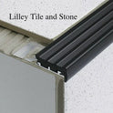Aluminium Stair Nosing Profile for Tiles & Stone Dural Durastep Jumbo 2.5m Long