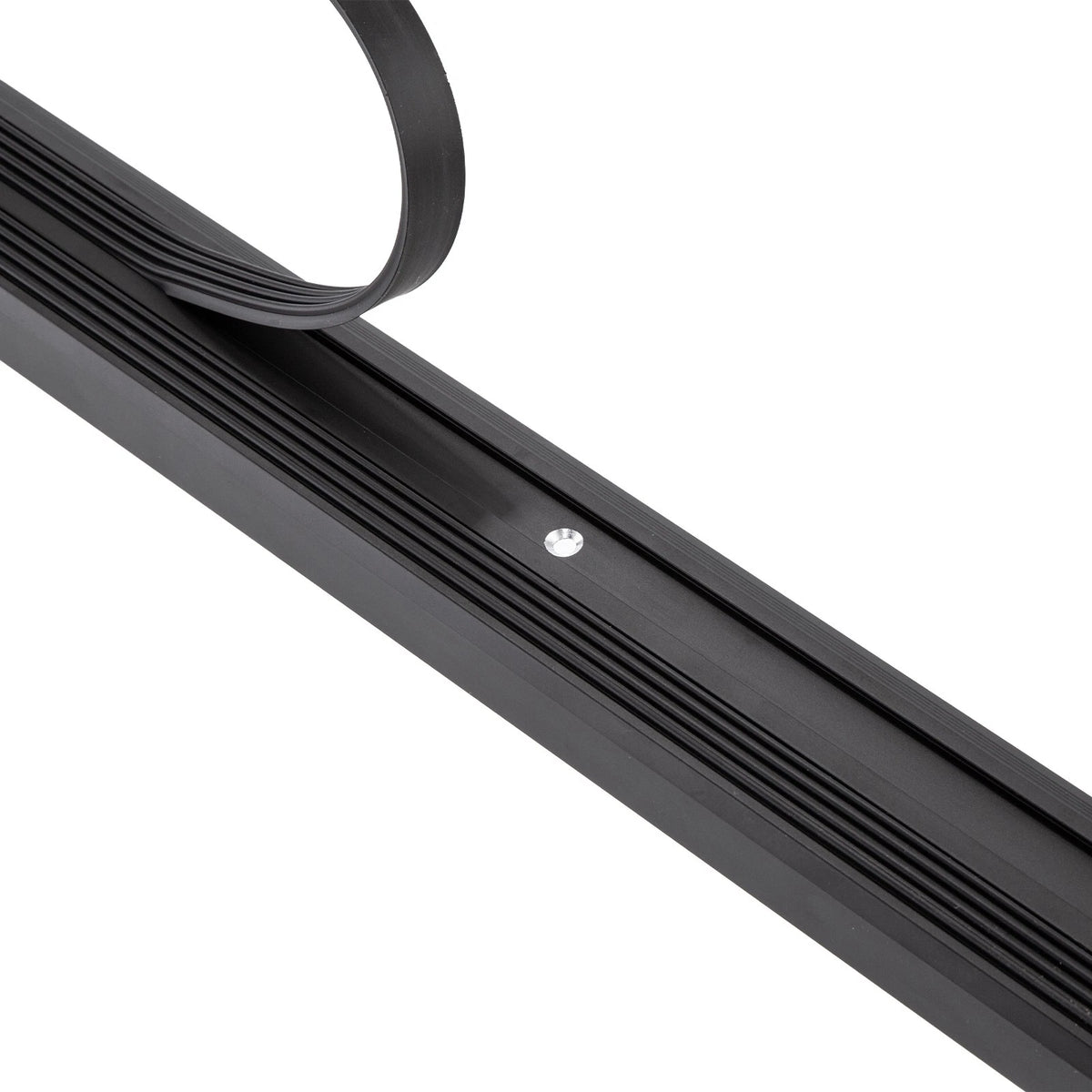 Aluminium Stair Nosing Edge Trim Step Nose Edging Carpet 900mm - Silver / Black