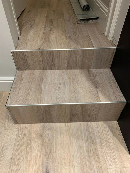 LVT 5mm Stair Nosing 2.7m Outer Corner Vinyl Flooring Aluminium Edge Profile C29
