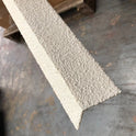 STAIR TREAD NOSING - 55mm X 55mm WHITE ANTI-SLIP HARD WEARING GRP