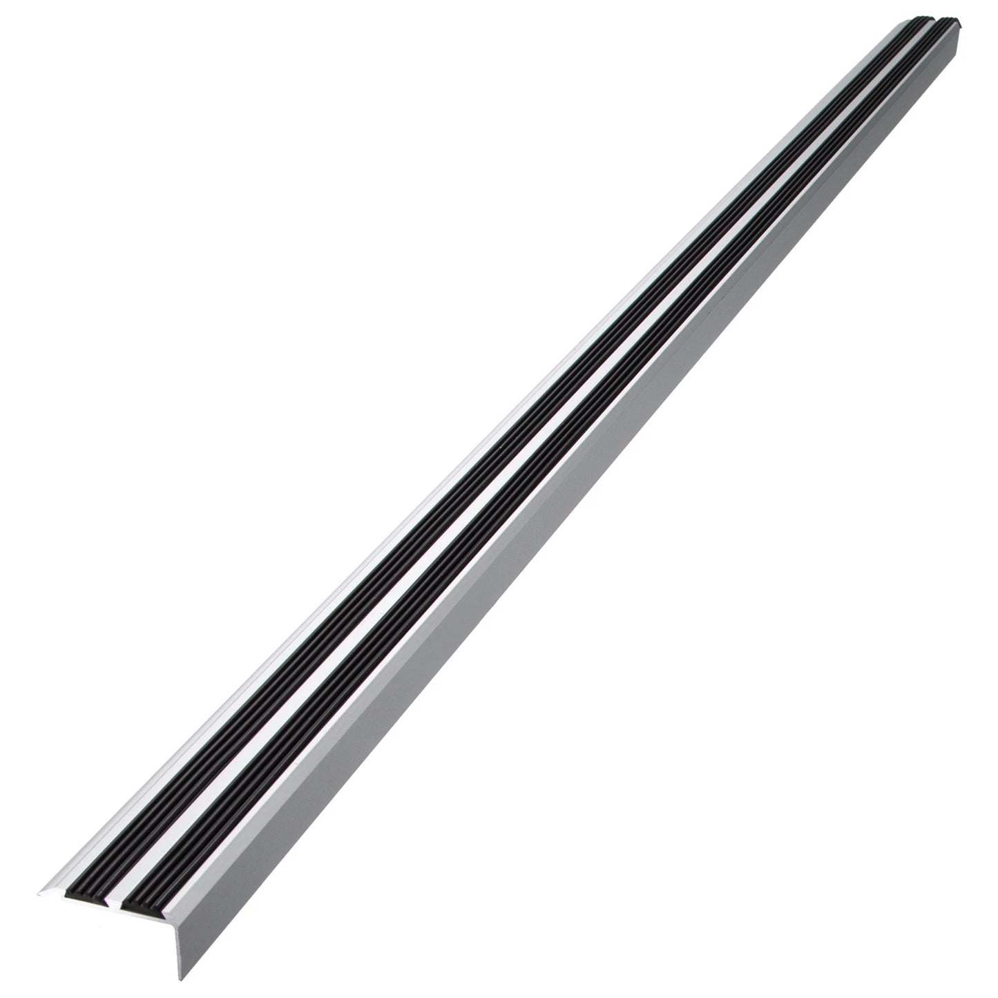 Stair Edge Nosing - Grey / Black - Trim Step Nose Edging Nosings Carpet 900mm