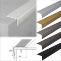ALUMINIUM STAIR NODING STEP EDGE NOSING TRIM FOR LAMINATE, WOOD..41x26.6mm A42