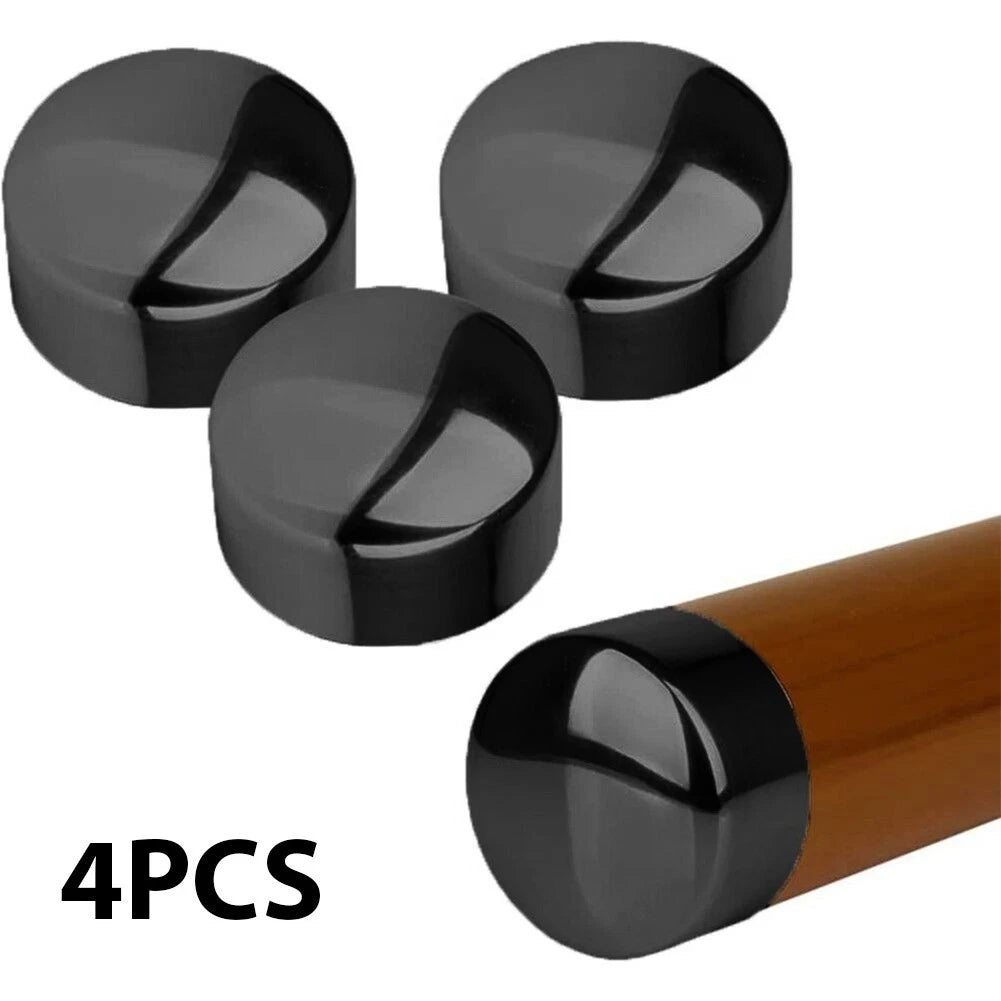 Comfortable Grip PVC Handrail End Cap for Stair Treads 4pcs Black Color