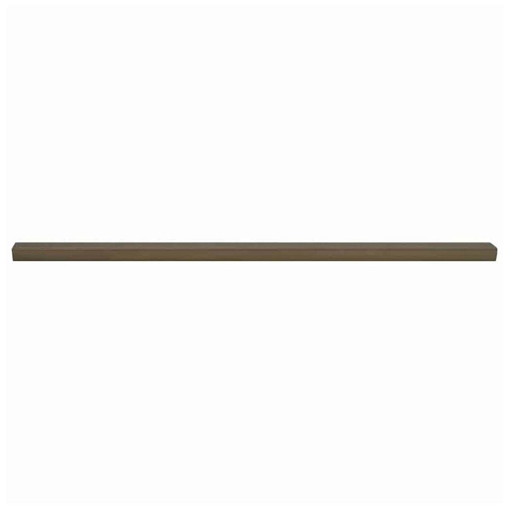 Stair Nosing L-Profile Brown Aluminium 67cm 30pcs Indoor Anti-Slip Edge Protect