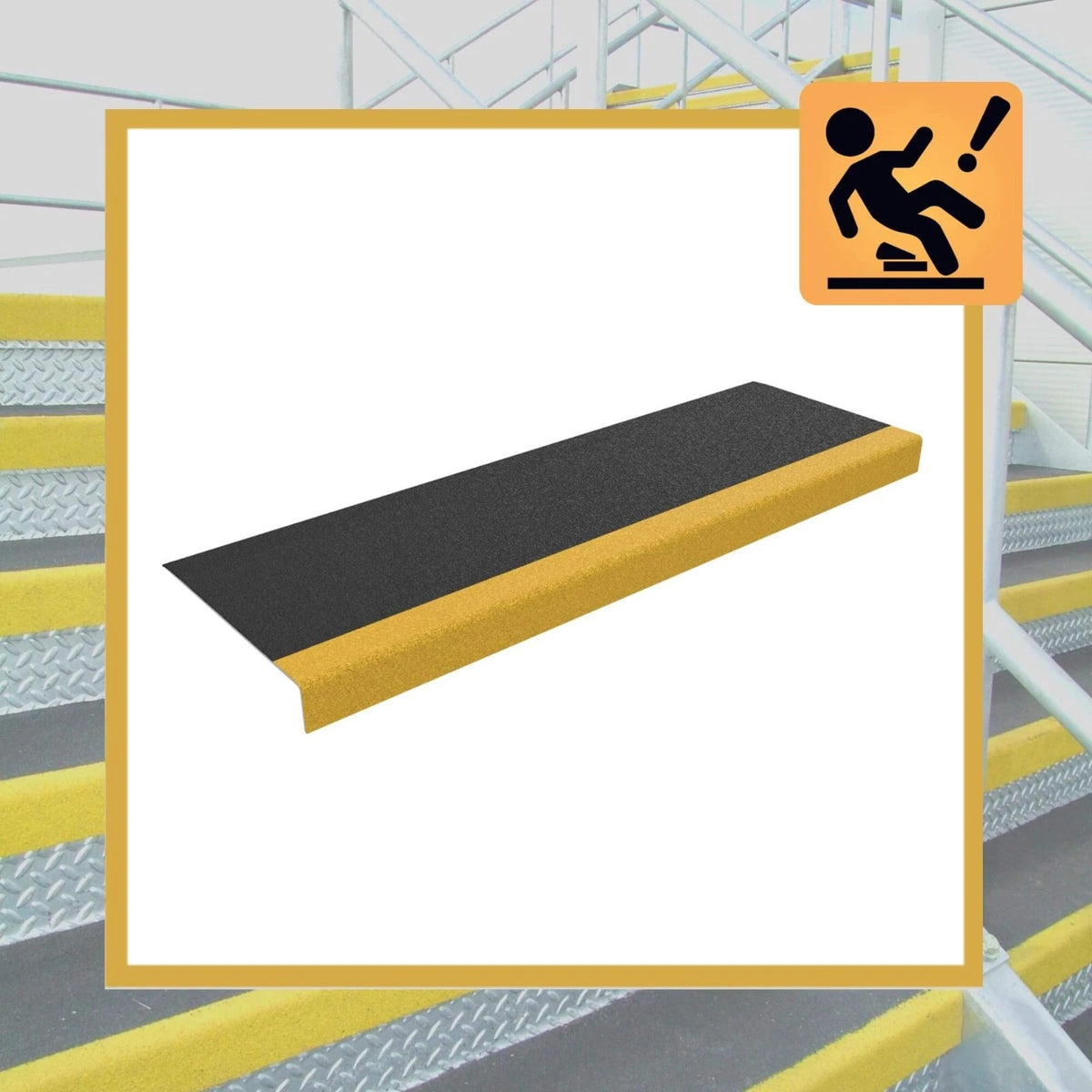 Anti-Slip GRP Stair Tread Covers