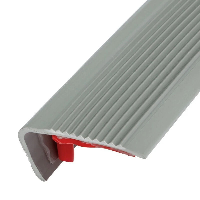 2 Metre Self-Adhesive PVC Stair Nosing Anti-Slip Edge Trim Protector Step Cover
