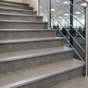 ALUMINIUM ANTI NON SLIP STAIR EDGE NOSING - STEP EDGING TRIM- 40 x 20mm A33