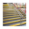 Stair Nosing GRP Anti-Slip Black/Yellow 0.75m x 55mm x 55mm DDA Compliant Safety