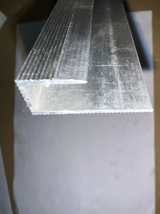 Wood & Laminate Edging Silver - Square Edge 900mm M133 (Stair Edge Nosing 9mm)