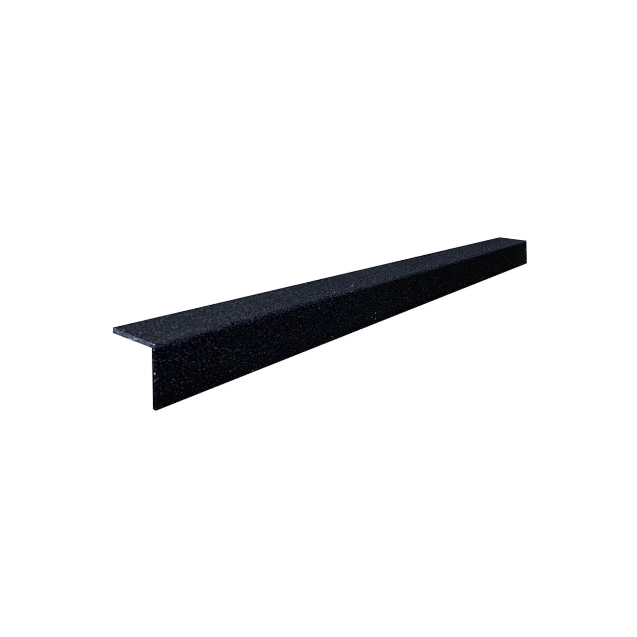 Stair Nosing GRP Black/Yellow 3m x 55x55mm Anti-Slip Chamfered DDA Compliant ISO