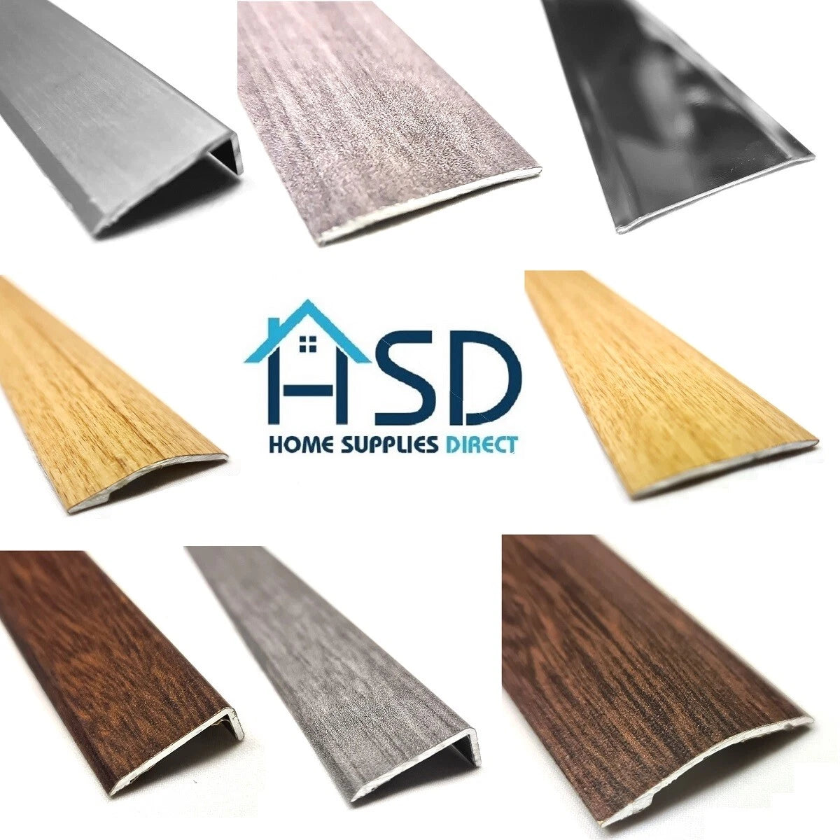 Aluminium Door Floor Bar Edge Trim Threshold Motion Profile Edging Cover 900mm