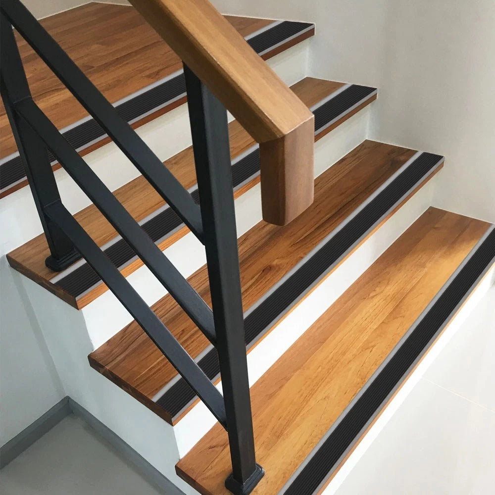 2 Metre Self-Adhesive PVC Stair Nosing Anti-Slip Edge Trim Protector Step Cover