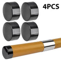 Comfortable Grip PVC Handrail End Cap for Stair Treads 4pcs Black Color