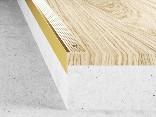 Aluminium Stair Nosing 25x20x 900mm Anti-Slip Edge Trim Protector Step Cover S02