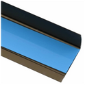 Stair Nosing L-Profile Brown Aluminium 67cm 30pcs Indoor Anti-Slip Edge Protect