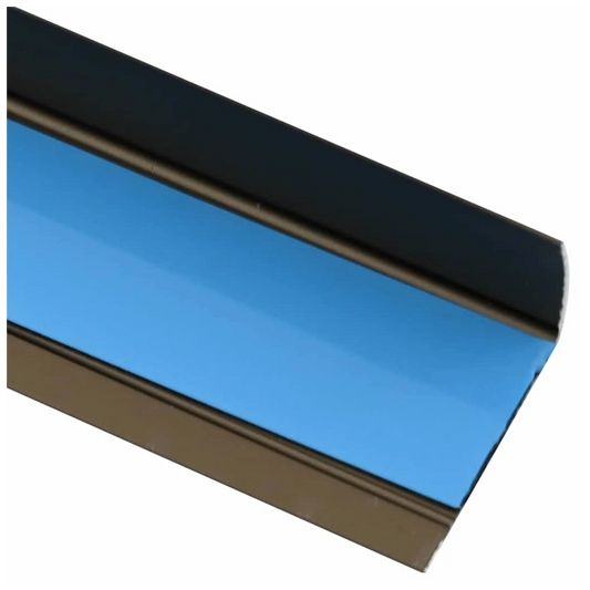 Stair Nosing L-Profile Brown Aluminium 67cm 30pcs Indoor Anti-Slip Edge Protect