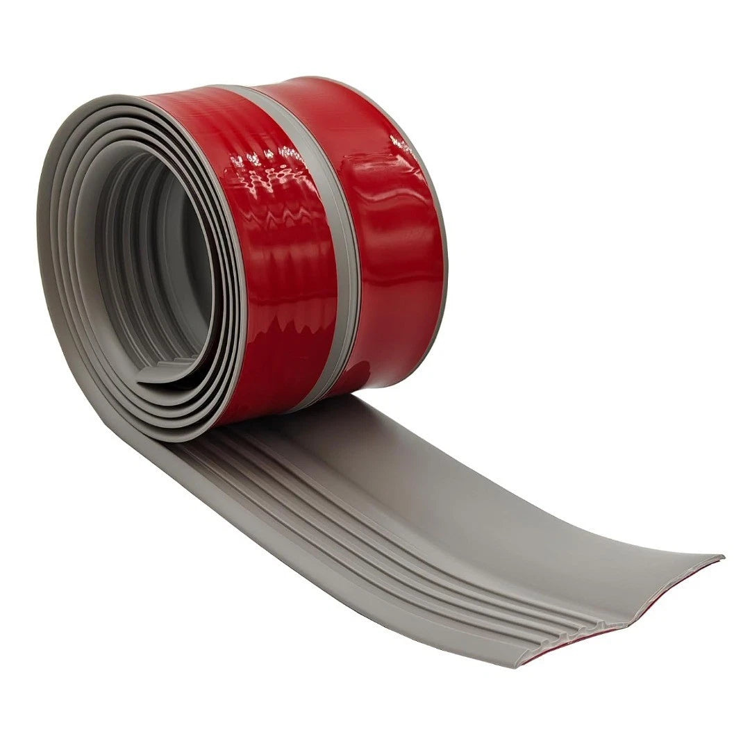 Stair Anti Slip Nosing, Self Adhesive Flexible Rubber Angle Edging Strip 4924-4