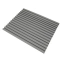 15PC Step Edge Trim Stair Nosing Rubber 90cm Non-Slip Bullnose Strip 50x25mm