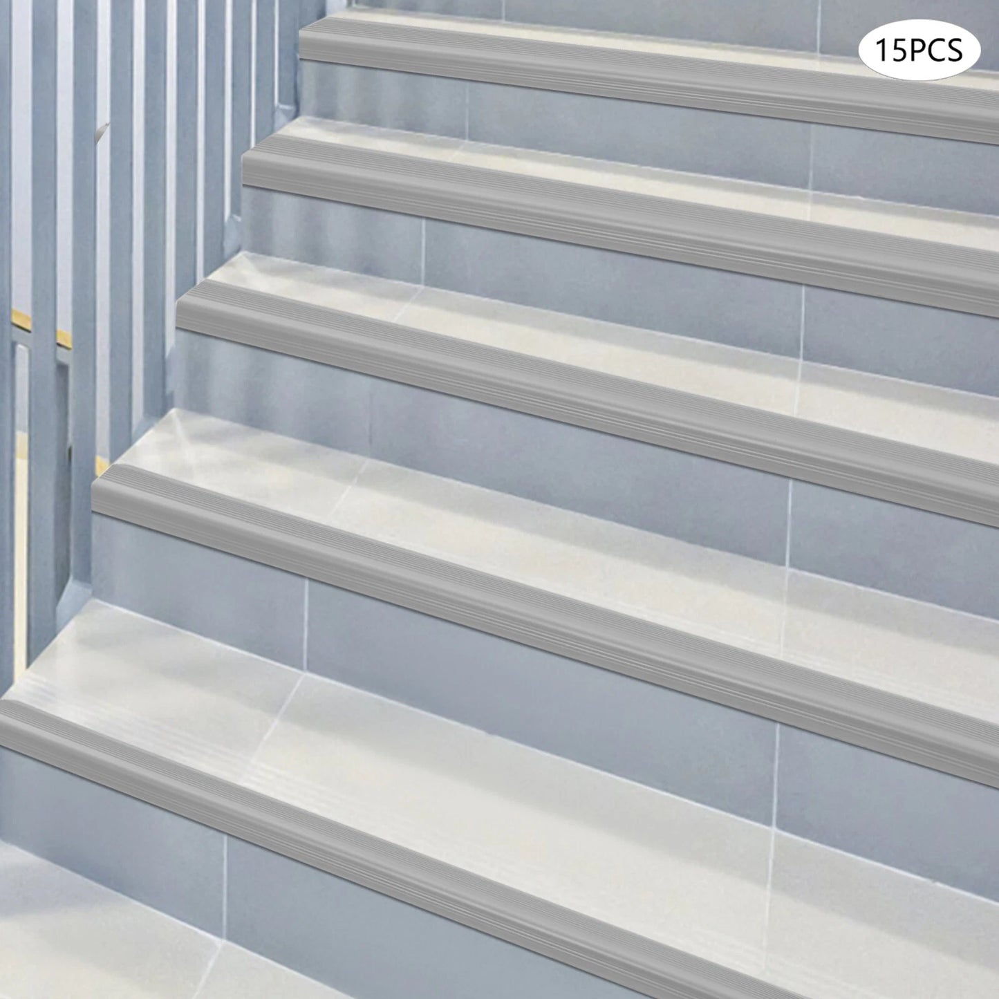 Stair Edge Anti-skid Strip Step Edge Protector Non-Slip Edge Protect Grey