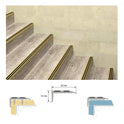 Stair Nosing Edge Trim Aluminium Step Stair Nose Edging Strip for Wood Carpet