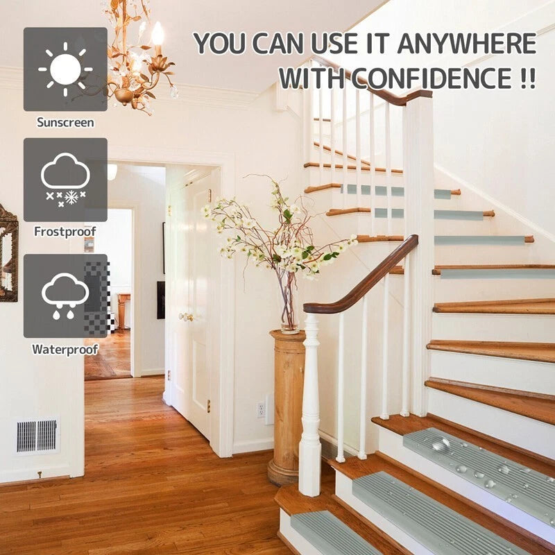 2 Metre PVC Stair Nosing Anti-Slip Edge Trim Protector Step Cover Self-Adhesive
