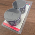 Stair Handrail End Caps for 54mm Round Wall Rails Factory Reject Brown not Black