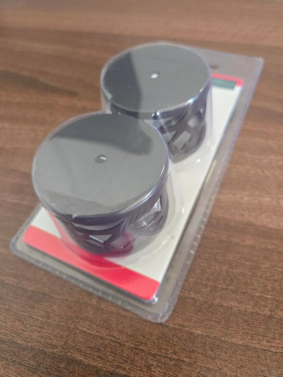 Stair Handrail End Caps for 54mm Round Wall Rails Factory Reject Brown not Black