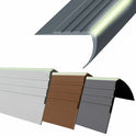 Anti Slip Stair Nosing Rubber PVC Photoluminescent Element