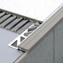 Aluminium Stair Nosing Profile for Tiles - Dural Durastep 2.5m Long x 11mm