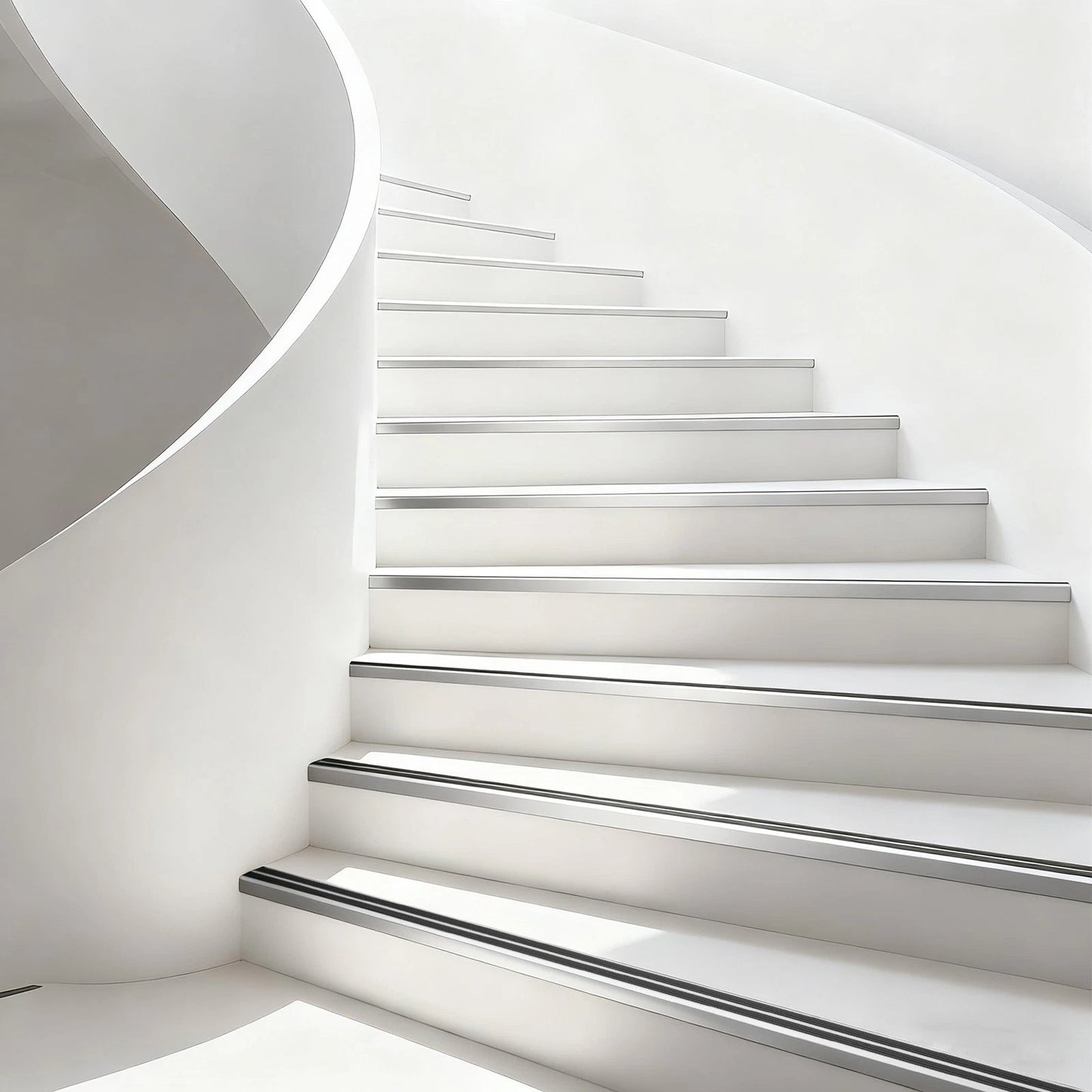 Aluminium Stair Nosing Edge Trim Step Nose Edging Nosings Carpet Black/Silver UK