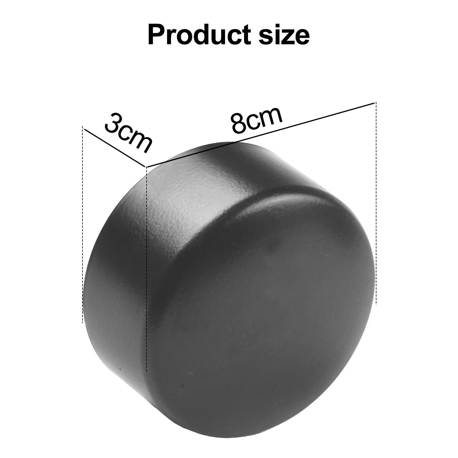 Safe and Comfortable Grip Handrail End Cap for 45mm Round Stair Treads (4pcs)