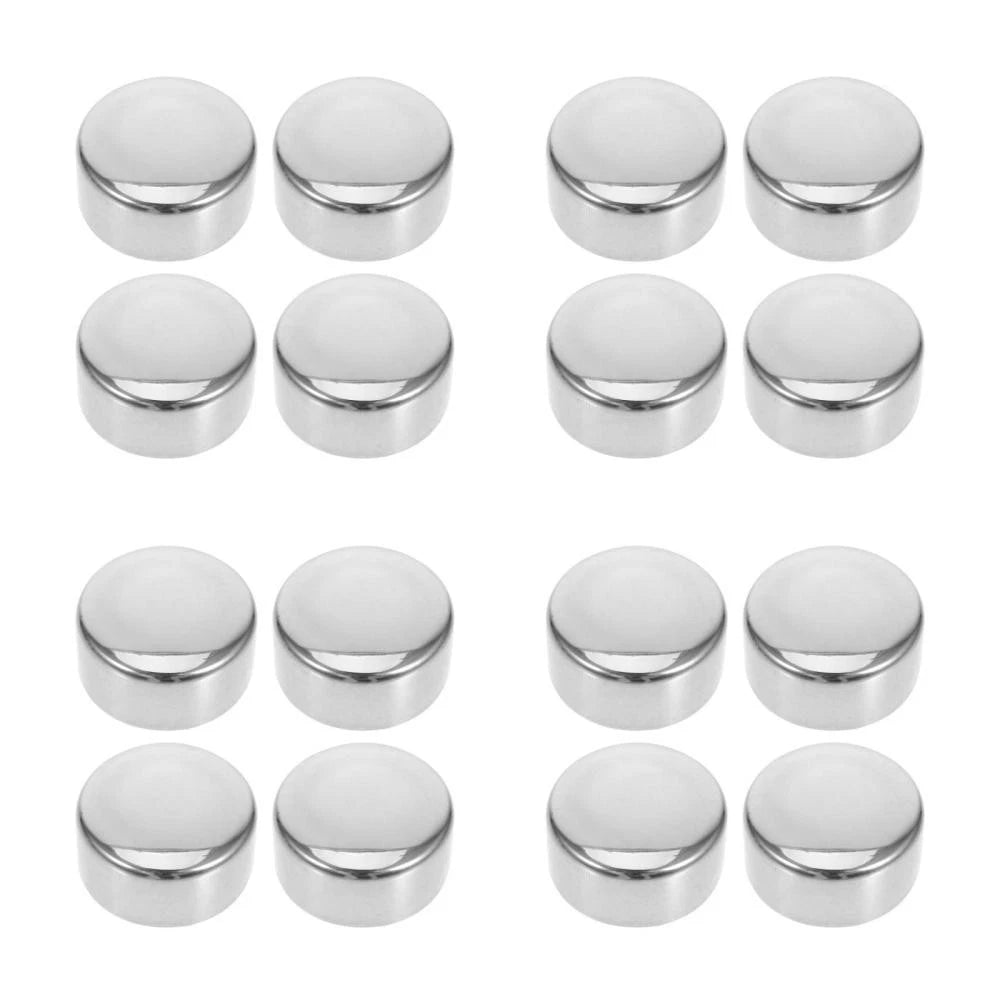4 Pcs Handrail End Caps Stainless Steel Round Cover For Staircase Railings