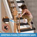 Self Adhesive Vinyl Stair Nosing Rubber Edging Step Protector for Indoor Outdoor