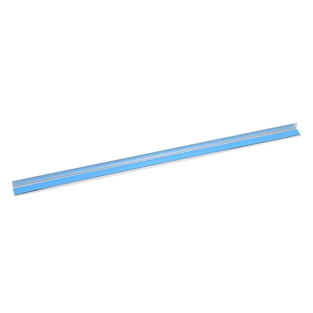 Stair Nosing L-Shape Silver Aluminium 67 x 3.5 x 3 cm 10pc Indoor Anti-Slip Edge