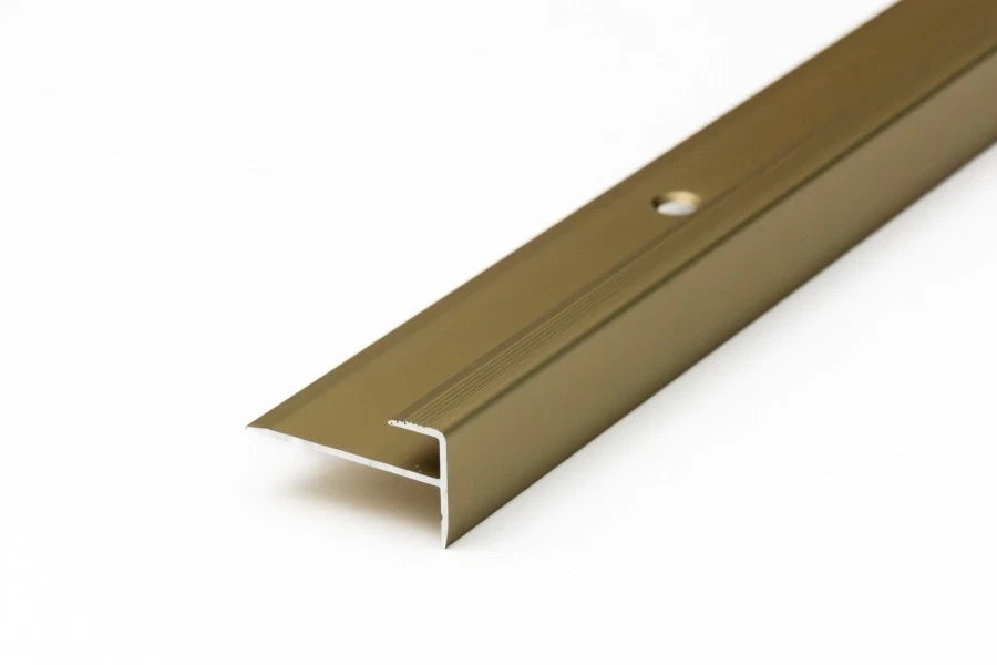 LVT 3mm STAIR NOSING 90 cm 35.49'' VINYL FLOORING STAIR EDGE PROFILE TRIM - F3
