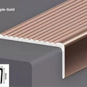 Aluminium Stair Nosing Edge Trim Step Nose Edging Nosings 90*30*50mm