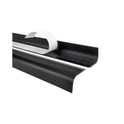 Stair Nosing Black PVC Non-Slip Self Adhesive 52x40mm 2.0m Flexible Grip Safety