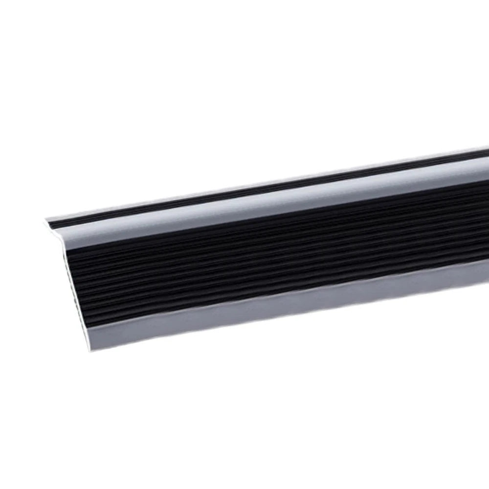 2 Metre Self-Adhesive PVC Stair Nosing Anti-Slip Edge Trim Protector Step Cover