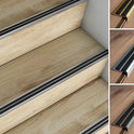 Aluminium Stair Nosing Edge Trim Step Nose Edging Nosings Carpet 900x35x20mm