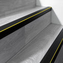 Stair Nosing Rubber Bullnose 118cm Non-Slip 40x40mm Step Edge Trim Cover RDO